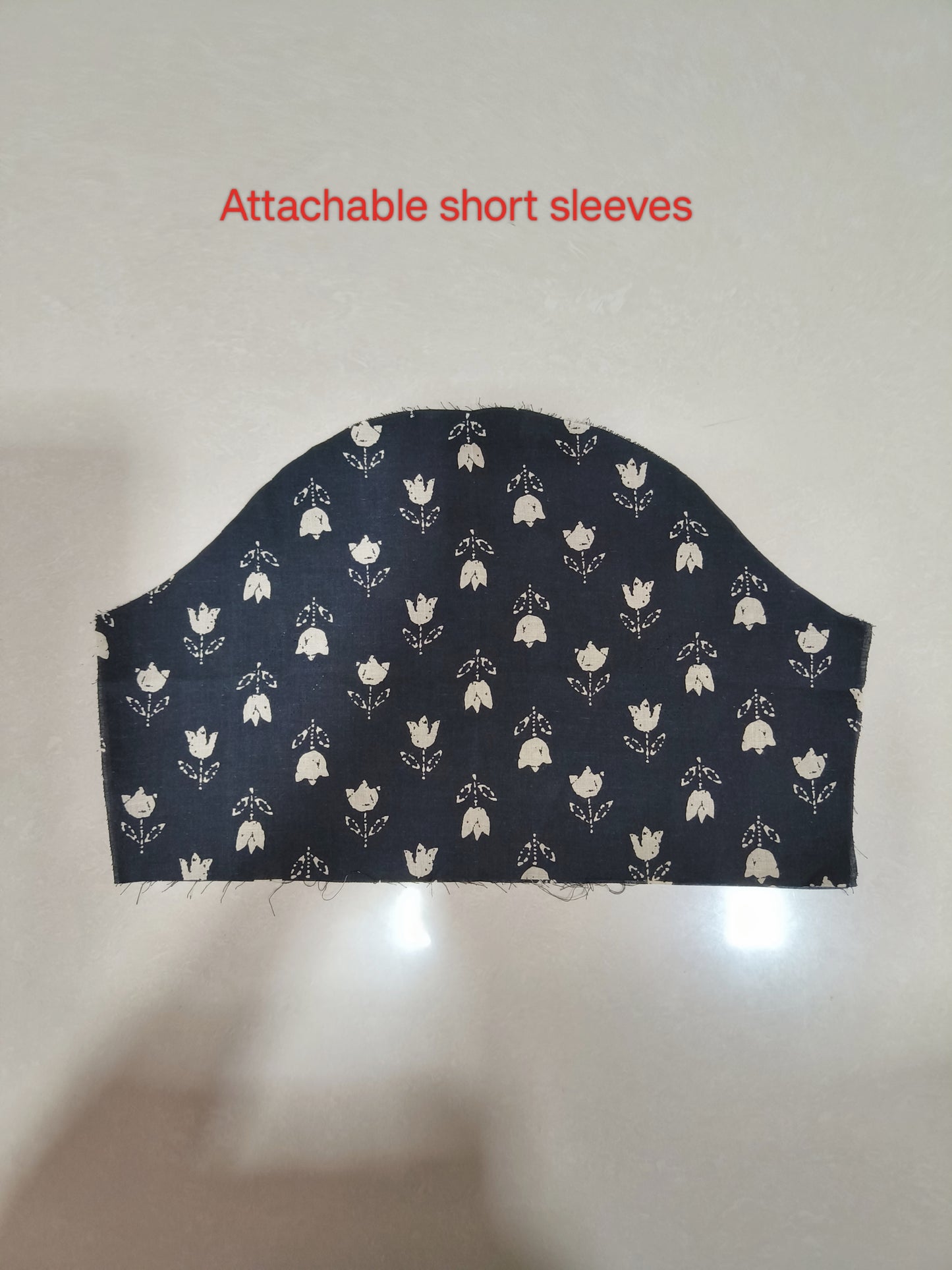 Black Tulips Pintex Short Kurta