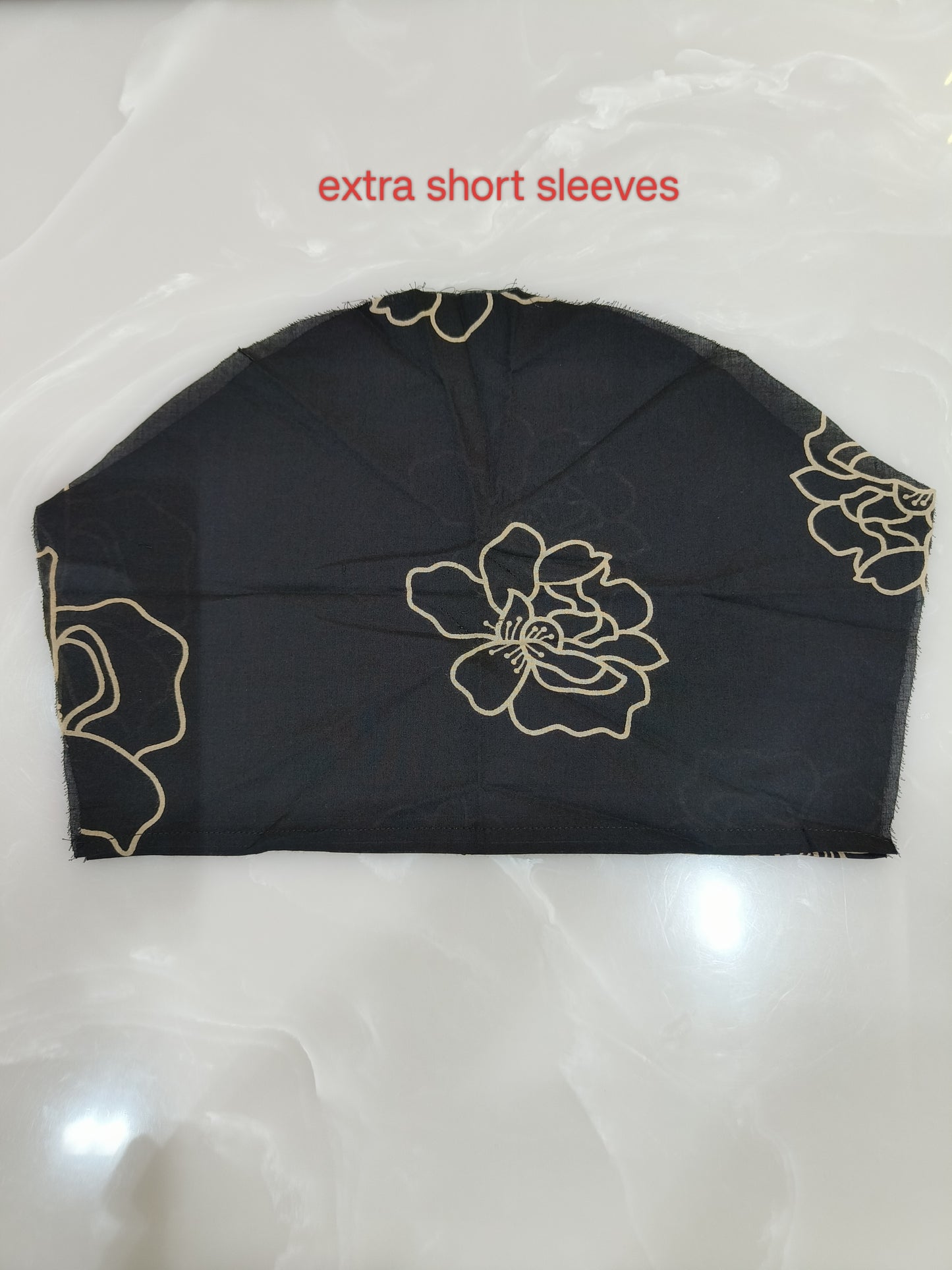 "Pihu" Black Floral Pure Cotton Summer Dress