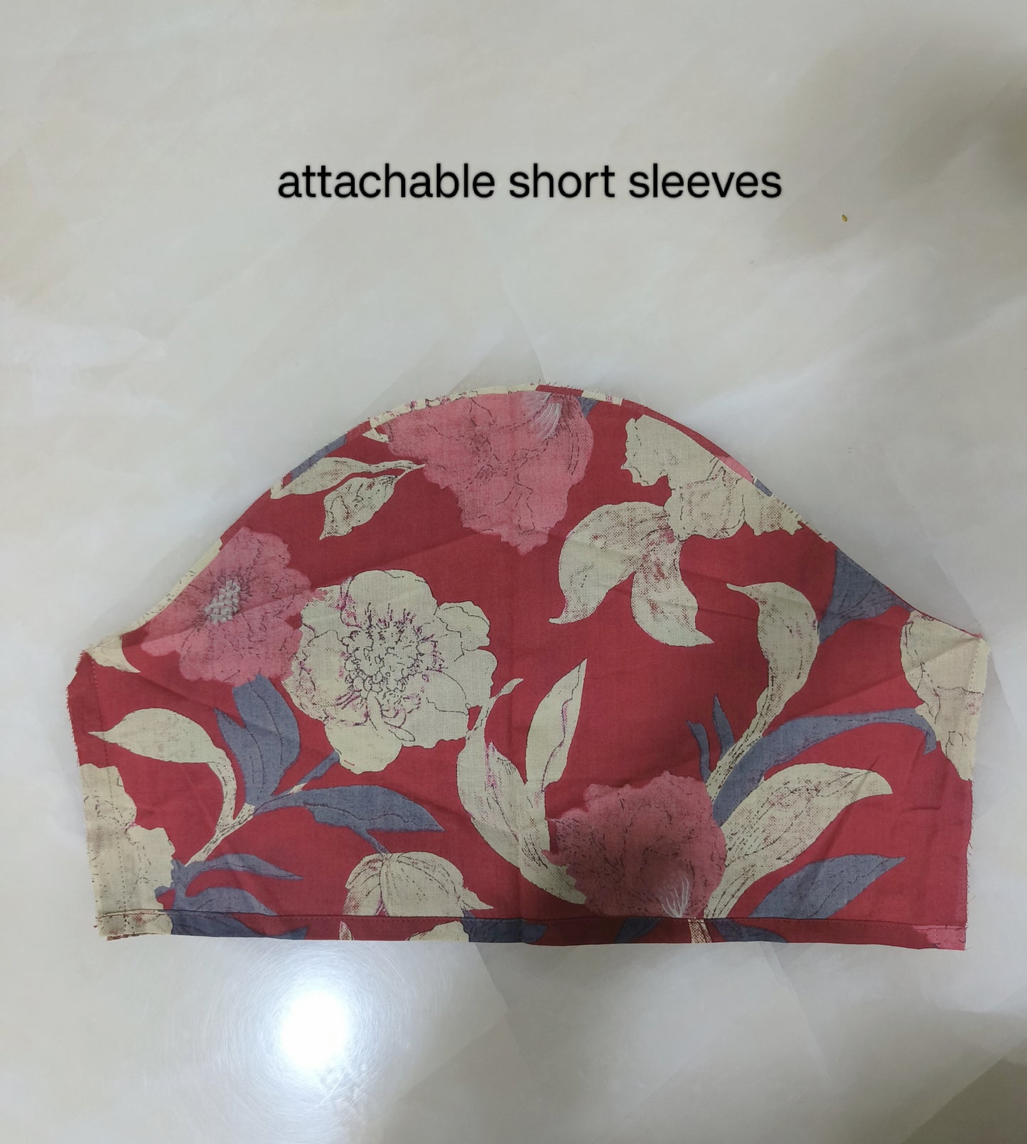 Scarlet Red Floral Alia Top
