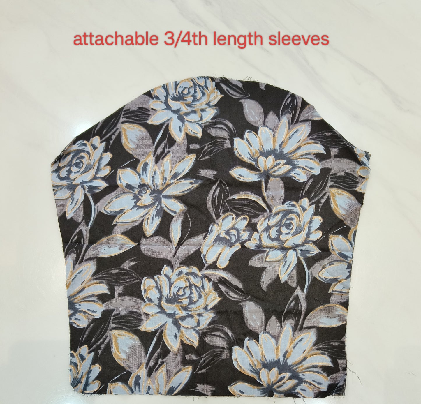 "Seher" Cute Floral Pure Cotton Dress