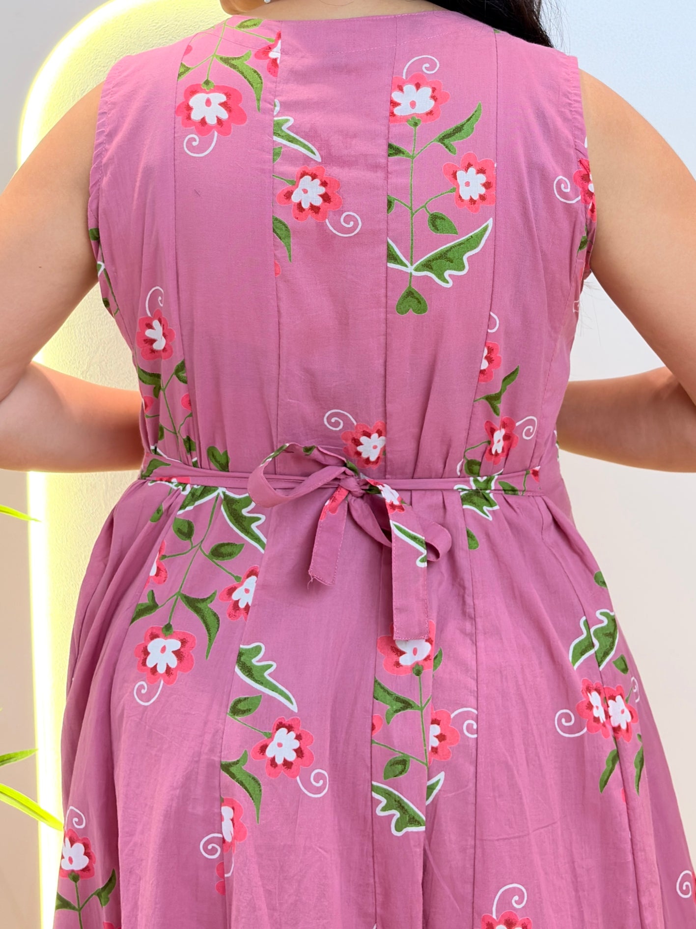 "Aashi" Floral Pure Cotton Dress
