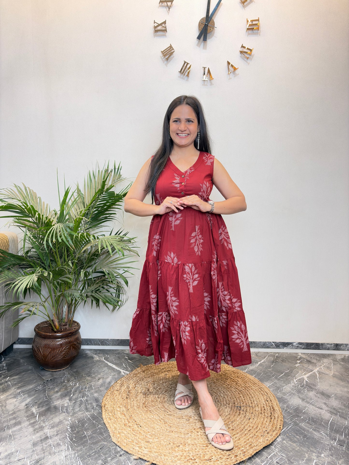 "Jheel" Pure Cotton Summer Dress