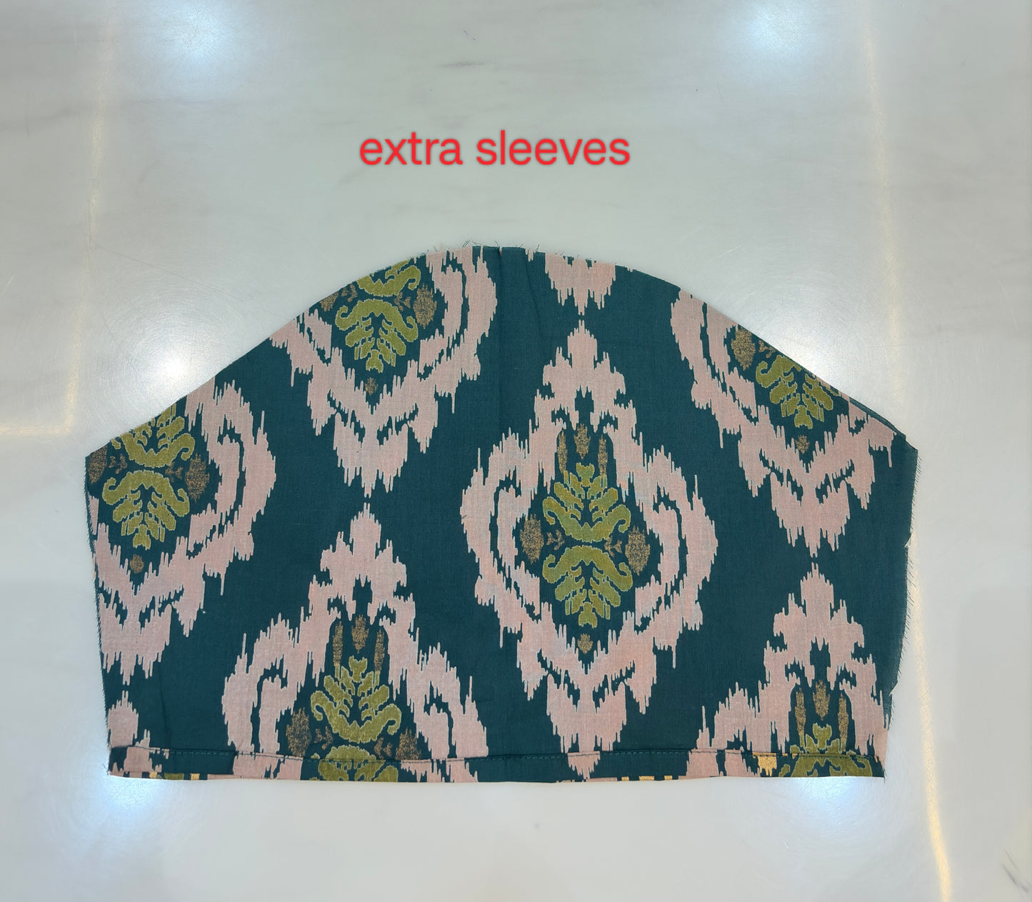 "Reya" Ikat Green Pure Cotton Dress